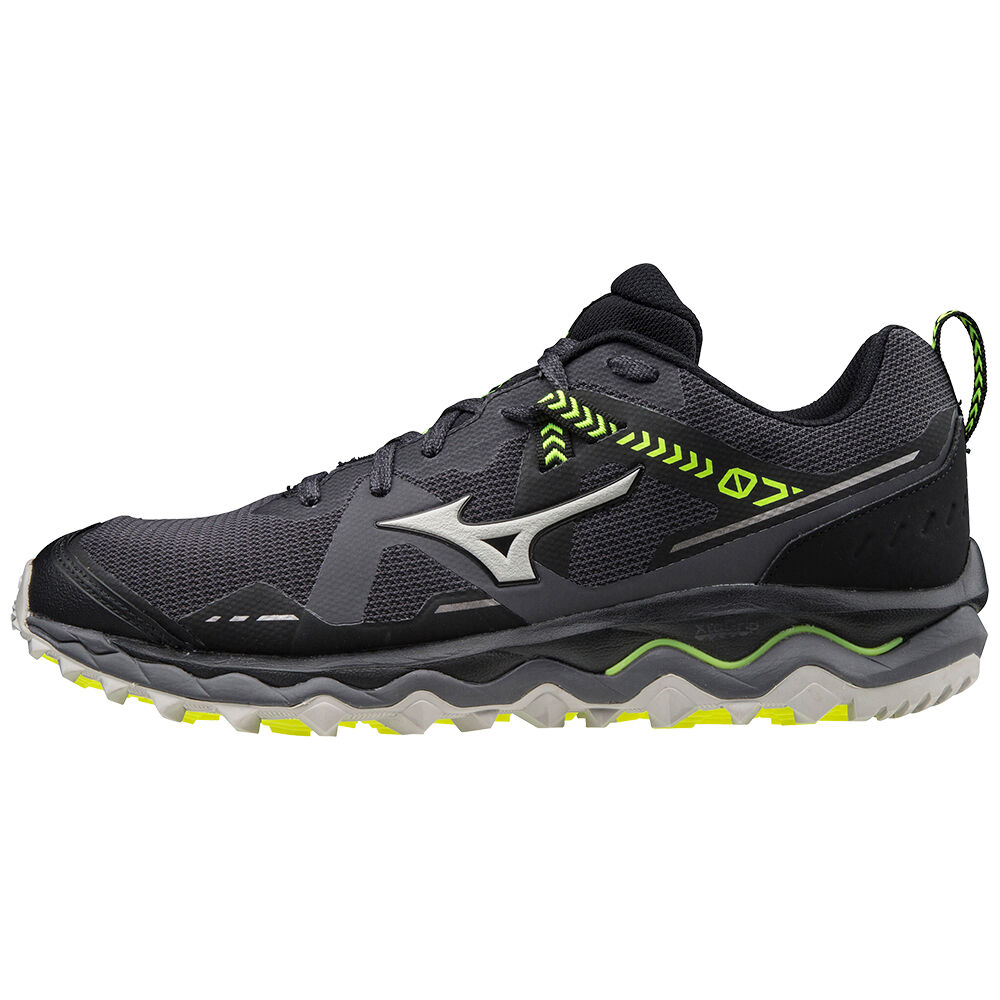 Zapatillas Trail Running Mizuno Wave Mujin 7 Para Hombre Negros 4589260-AP